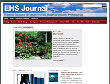 Tablet Screenshot of ehsjournal.org